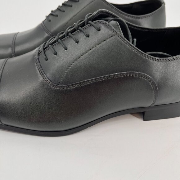 I.n.c. International Concepts Men\'s Silas Cap Toe Oxford Dress Shoe US12 Black